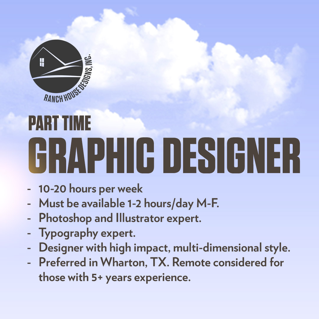 Featured image for “Graphic Designer – Part Time”